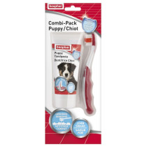 Beaphar tandenborstel & pasta puppy